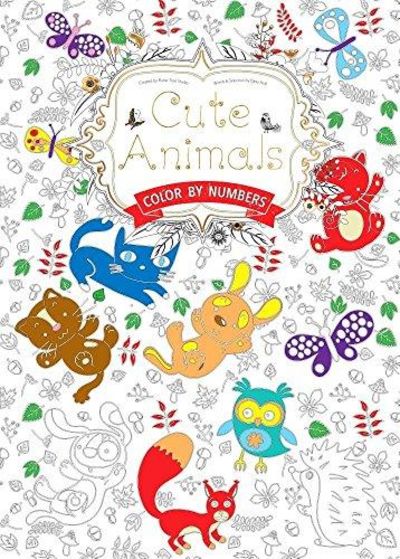 Cute Animals: Color by Numbers (Hobbies and Craft) Image for Cute Animals: Color by Numbers (Hobbies and Craft)