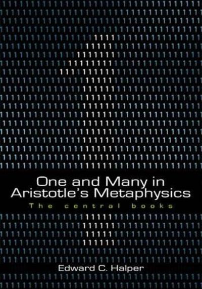 Image for One and Many in Aristotle's Metaphysics: The Central Books