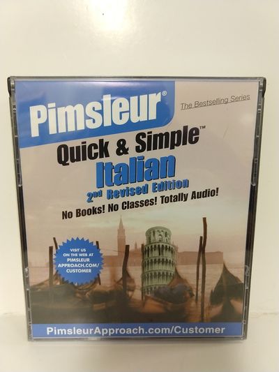Image for Pimsleur ~ Quick & Simple Italian ~ (4) CD Set ~ (2nd Revised Edition)