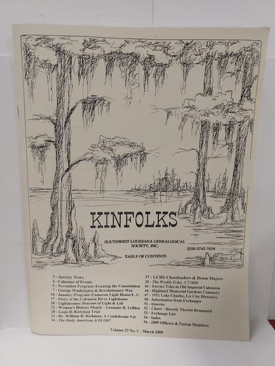 Image for Kinfolks Volume 33 No1 March 2009