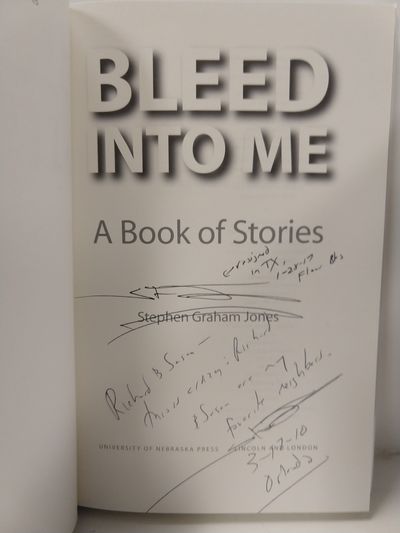 Image for Bleed Into Me: A Book Of Stories (Native Storiers: A Series Of American Narratives) (Signed)